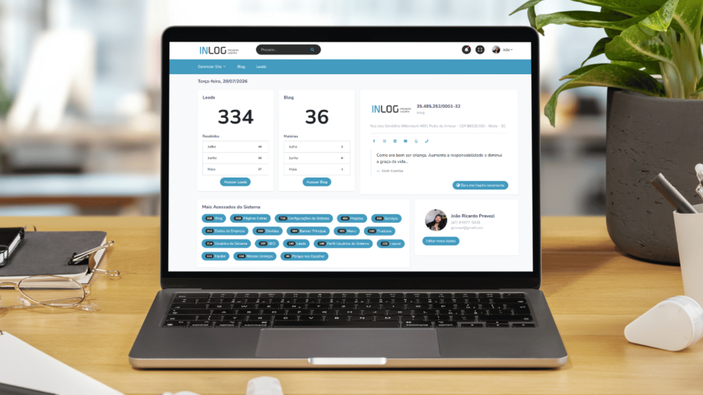 Painel Admin & Leads